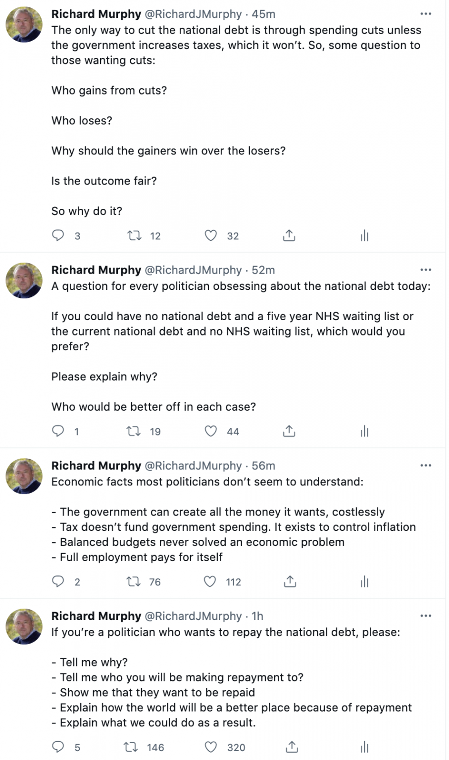 More questions on the national debt